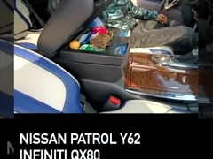 y62 PAR 플라스틱 높이는 팔걸이 검은색 자동차 내부 팔걸이를 순찰하는데 전념합니다